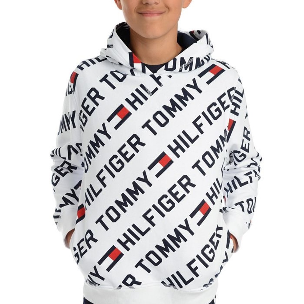 Tommy Hilfiger Fleece Logo Hoodie & Joggers - Big Boys Sz. 20